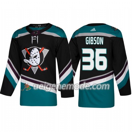 Herren Eishockey Anaheim Ducks Trikot John Gibson 36 Adidas Alternate 2018-19 Authentic